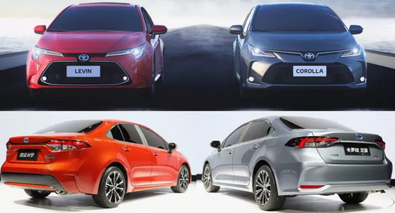 Corolla или Levin: почему в Китае у Toyota по две версии одной модели